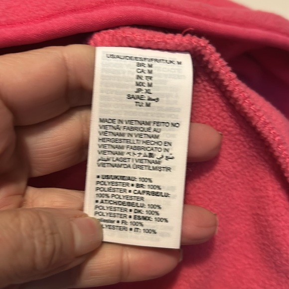 Amazon Essentials Fleece Pullover Size Medium Pink - Picture 5 of 6